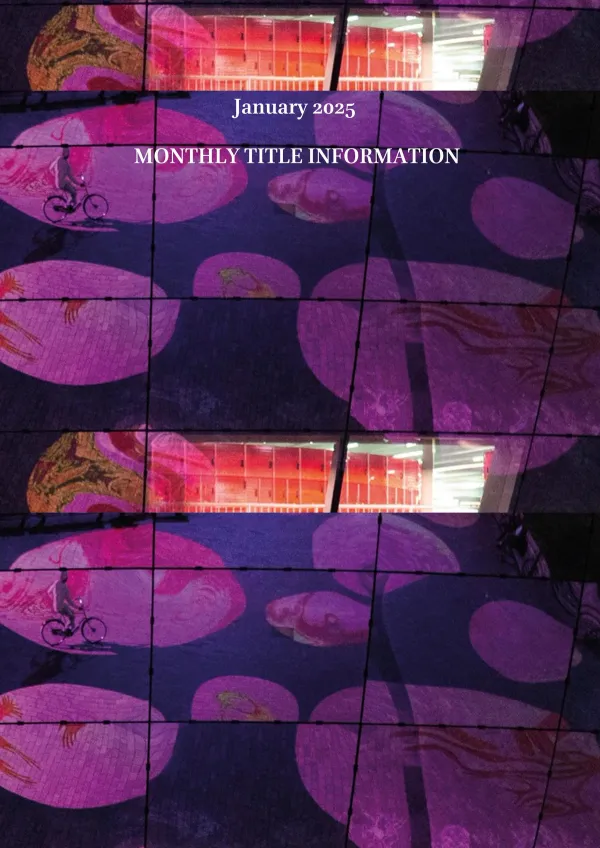 Monthly Title Information - January 2025
