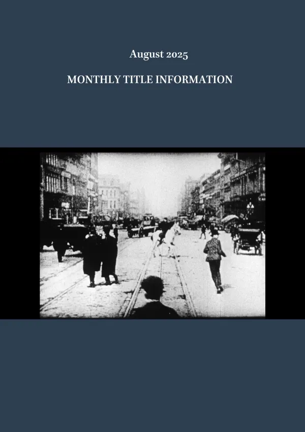 Monthly Title Information - August 2025