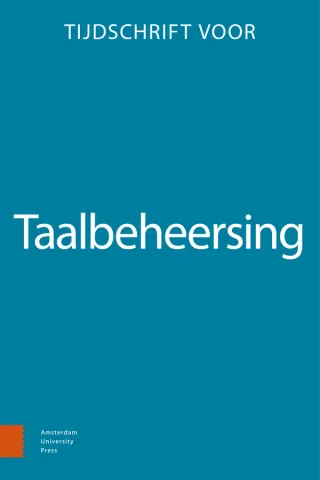 Tijdschrift voor Taalbeheersing