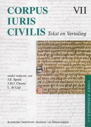 Corpus Iuris Civilis VII; Codex Justinianus 1 - 3