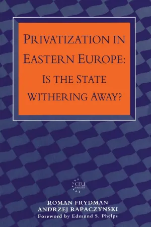 Privatization in Eastern Europe